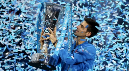 Novak Djokovic lần thứ tư liên tiếp vô địch Giải ATP World Tour Finals - Ảnh: Reuters