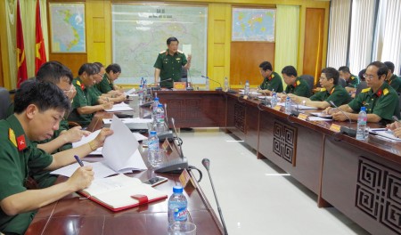 Tư lệnh làm việtại Bộ CHQS tỉnh Hà Giang.