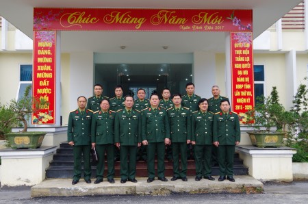 Thăm Chúc tết Bộ chỉ huy Bộ đội Biên phòng tỉnh Hà Giang.
