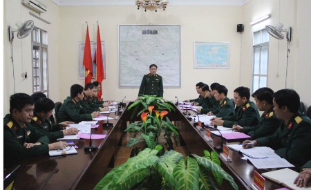 Thiếu tướng Hoàng Ngọc Dũng kết luận kiểm tra tại Lữ đoàn 604.