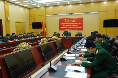 Hội nghị Đảng ủy QK kiểm điểm tự phê bình và phê bình gắn với thực hiện NQ Trung ương 4 (Khóa XII).