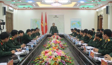 Tư lệnh Quân khu kết luận kiểm tra tại Bộ CHQS tỉnh Tuyên Quang.