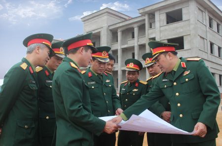 Kiểm tra công tác quy hoạch, xây dựng cơ bản của Ban CHQS TP. Tuyên Quang.