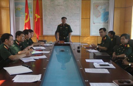Thiếu tướng Phạm Đức Duyên, Phó Chính ủy Quân khu kết luận kiểm tra tại Lữ đoàn 406.